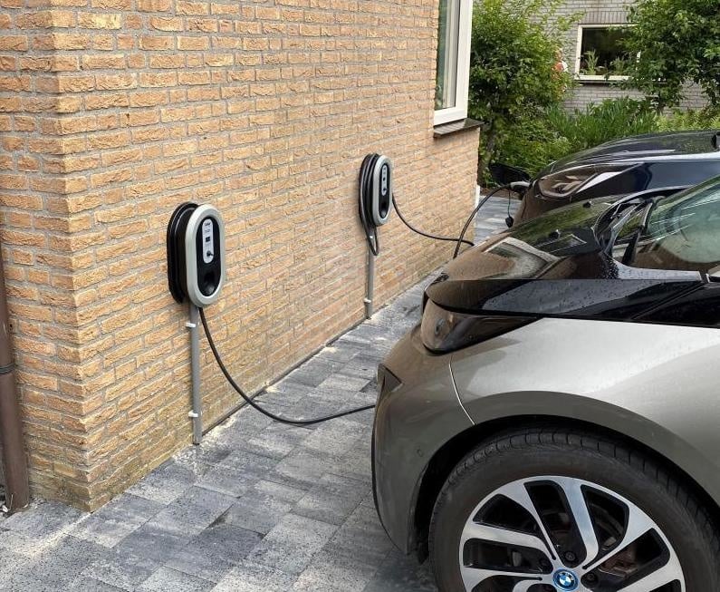 Elektrische auto thuis laden Amsterdam – MDK Elektro laadpaal installatie elektrische auto thuis laden Amsterdam laadpaal installatie MDK Elektro