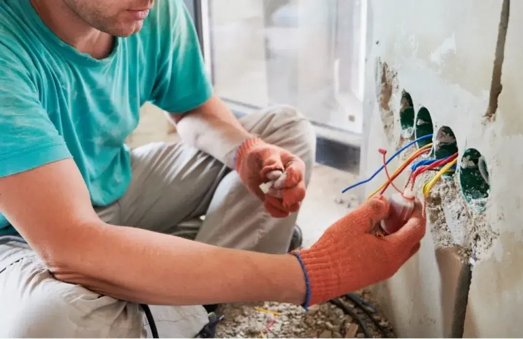 Spoed elektricien Amsterdam 24/7 aan het werk bij elektrische installatie en onderhoud